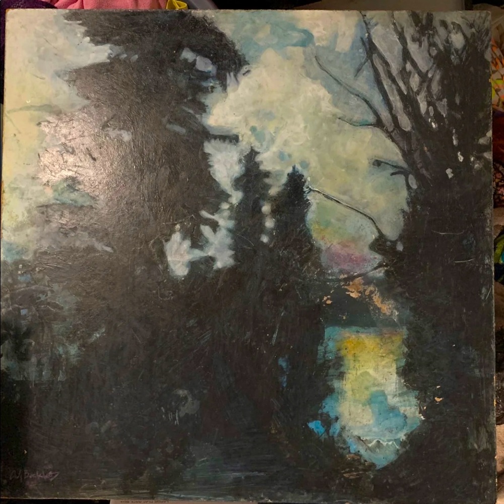 Original Wood Forest Painting